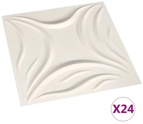 vidaXL 24 st Wandpanelen 3D 6 m² 0,5x0,5 m