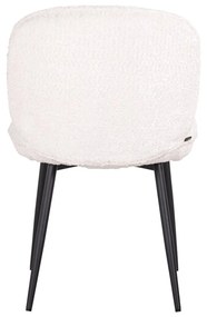 Richmond Interiors Kiki Luxe Eetkamerstoelen Teddy Wit (set Van 2)