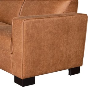 Hoekbank - Shuffle - links - stof Missouri cognac 03