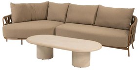 4 Seasons Outdoor Biarritz chaise loungebank amber Loungebank   beige weerbestendig