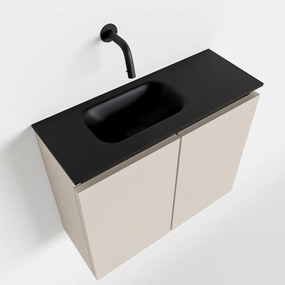 Mondiaz Ture 60cm toiletmeubel linen met wastafel urban links geen kraangat