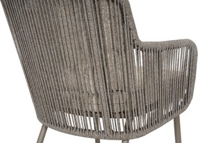 Tuinstoel Rope Taupe-naturel-bruin Santika Cayora
