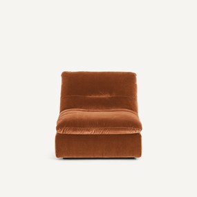 Modulaire fauteuil in fluweel, GIULIANO