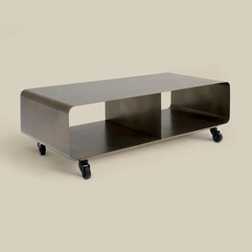 Tv-meubel Op Wielen Brons - 90x42x30cm.