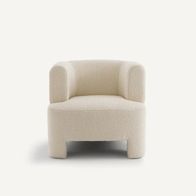 Fauteuil klein model, bouclette stof, Darrel