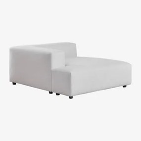 Linker Chaise Longue Module Voor Modulaire Bank Bruna Stof Gris Glacial - Sklum