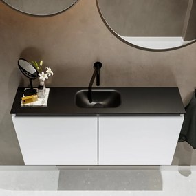 Mondiaz Ture 100cm toiletmeubel talc met wastafel urban midden geen kraangat