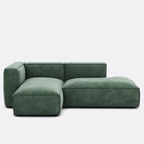 Loungebank, rechts, textuurfluweel, Seven