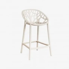 Verpakking Van 4 Ores Polypropyleen Hoge Tuinkrukken Tapioca Beige & ↑65 Cm - Sklum