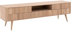Goossens Tv Meubel Seppe, 5 laden 1 open vak 180 cm breed