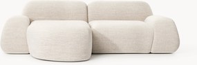 Modulaire bouclé hoekbank Wolke (3-zits)