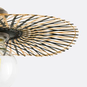 Luchtige hanglamp in bamboeØ30 cm, Ezia