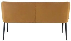 House of Rebels Eetkamerbank - Beau - 150 cm - Velvet - Okergeel - House of Rebels