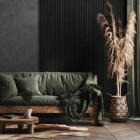 AkuPanel 240 cm Zwart Eiken   - Akoestische panelen