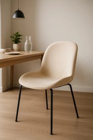 Bille Zwart Fluwelen Stoel