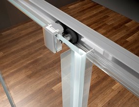 Bruckner Borg kwartronde douchecabine 90x90x195cm chroom