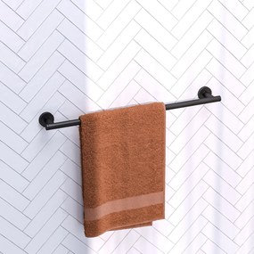 Brauer Black Edition handdoekrek 60cm mat zwart