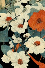 Ilustratie Asian Flowers, Treechild, (26.7 x 40 cm)