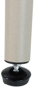 Tuinset 4 personen 125 cm Aluminium/rope Taupe Santika Furniture Santika