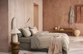 vtwonen Mini Stripe Dekbedovertrek Naturel – Bij Swiss Sense