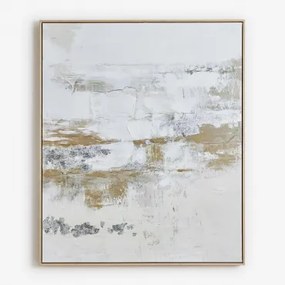 Decoratief Schilderij 100x120 Cm Handgeschilderd Op Eplum Canvas Natuurlijke Kleuren - Sklum