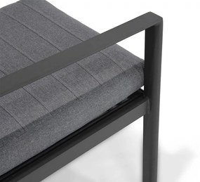 Tuinset Ronde Tuintafel 160 cm Aluminium Grijs 6 personen Santika Furniture Santika