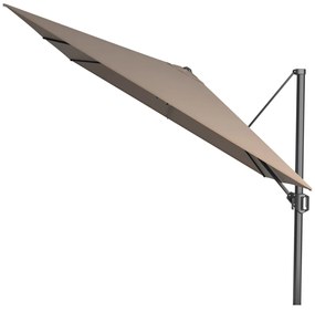 Platinum Challenger T1 Zweefparasol Premium 3x3 m. - Havana Taupe