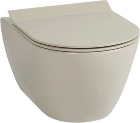 Ben Segno hangtoilet met toiletbril Xtra glaze+ Free flush mat beige