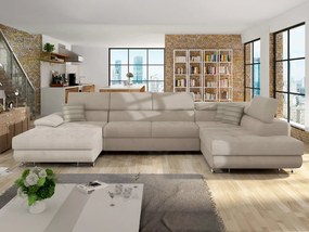 Hoekbank Comfivo 190, Aanwezig, Aanwezig, 345x202x71cm, 188.5 kg, Poten: Metaal, Kunststof