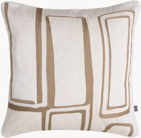 Handgetuft kussen van viscose Ribeira