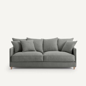 3-zits bank, omvormbaar, in katoen en linnen, Lazare