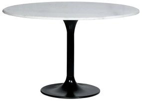 Eleonora eettafel marmer rond wit 120cm | Cavetown