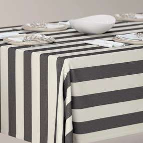 Dekoria Rechthoekig tafelkleed, wit-grijs, 130 x 160 cm