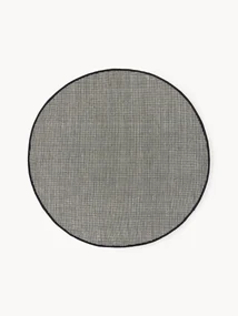 Rond wollen vloerkleed Amaro, handgeweven