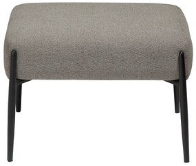 Dan-Form Glam Voetenbankje Grijsbruin Boucle