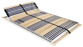 vidaXL Lattenbodem met 42 latten 7 zones 120x200 cm