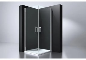 Best Design Erico douchecabine vierkant 100x100x192cm met 2 deuren 6mm veiligheidsglas chroom 3875270