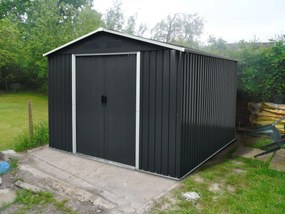 Vitavia Tuinberging Dresden II 108 - leisteen/creme - Tuinberging metaal - L291 x 226 x 214 cm