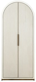 Richmond Interiors Tivoli Boogkast Beige Goud - 90x45x212cm.