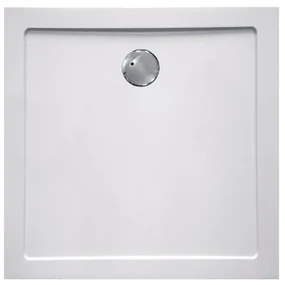 Haceka Belice Douchebak - 80x80x4cm - composiet - vierkant - glans wit 1159033