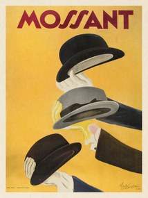 Kunstdruk Mossant (Vintage Hat Ad) - Leonetto Cappiello, (30 x 40 cm)