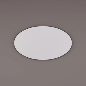 Hipp Design 8500 ovale spiegel matzwart 80x60cm