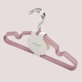 Set Van 6 Metalen Hangers Anttal Kids Roze - Sklum