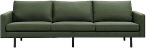 Bank Collin 4-zits - stof Malmo - groen - Leen Bakker
