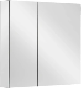 Ben Vario Spiegelkast rechts 2 ongelijke delen met spiegelmelamine omtrokken zijpanelen 70x14x75 cm