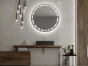 Ronde badkamerspiegel met LED verlichting C8