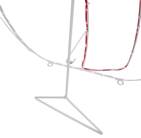 Kerst vloerlamp sneeuwpop 116cm incl. LED met timer IP44 - Pax