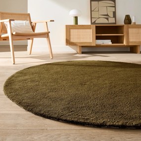 Rond vloerkleed in getuft kant Renzo, groot model