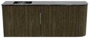 Mondiaz Joya DLux 100cm toiletmeubel ronding rechts shadow met wastafel faye links zonder kraangat lava