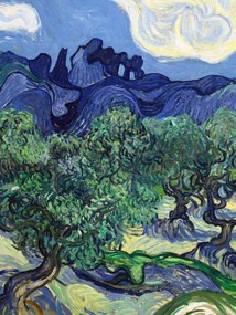 Kunstdruk The Olive Trees (Portrait Edition) - Vincent van Gogh, (30 x 40 cm)